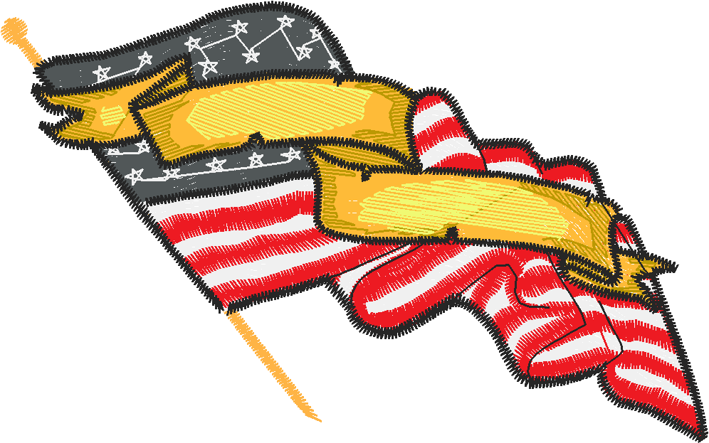 Flag With Banner