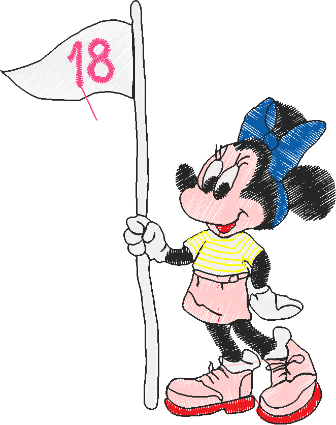 Minnie Golf 66x83