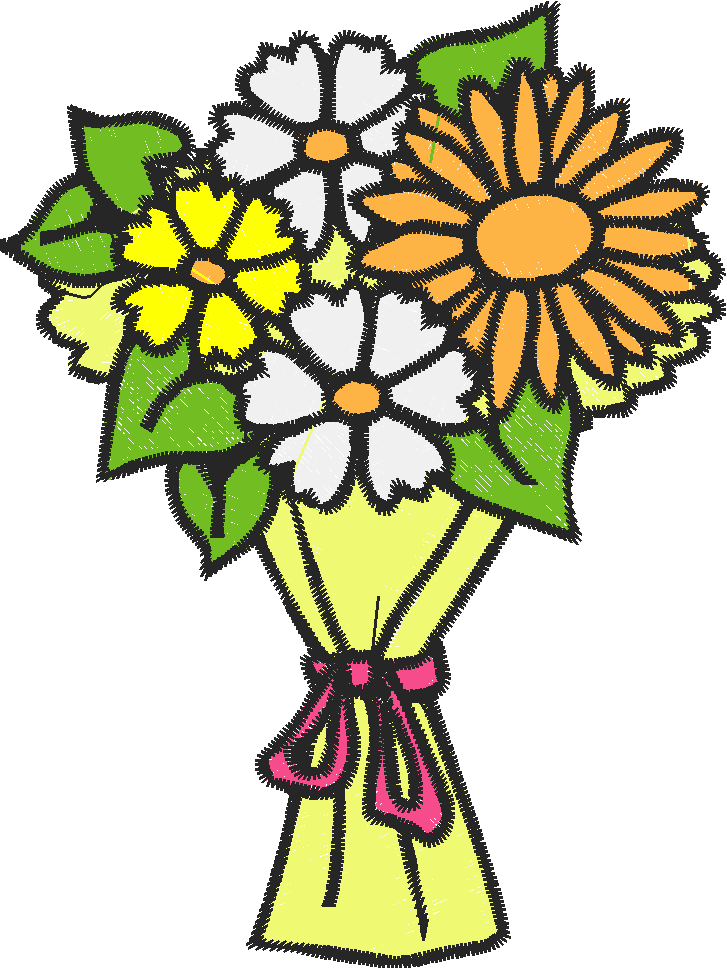 Double Beauty Flowers In Vases